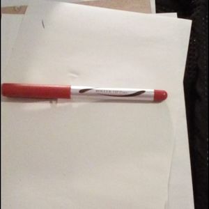 Red roller top pen